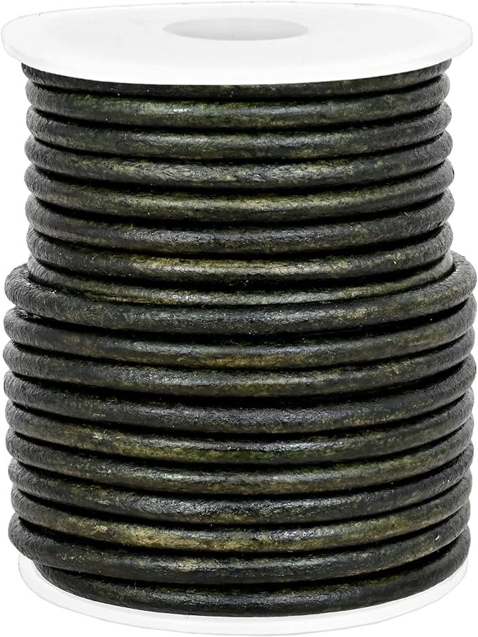 GENIQUE Real/Genuine Round Leather String Cord - Image 2