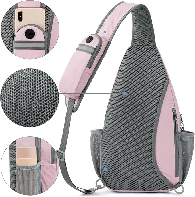 G4Free Sling Bag RFID Blocking Sling Backpack Crossbody Chest Bag Daypack - Image 4