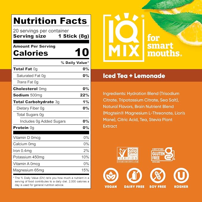 IQMIX Hydration Electrolyte Powder – 4-in-1 Formula - Image 8
