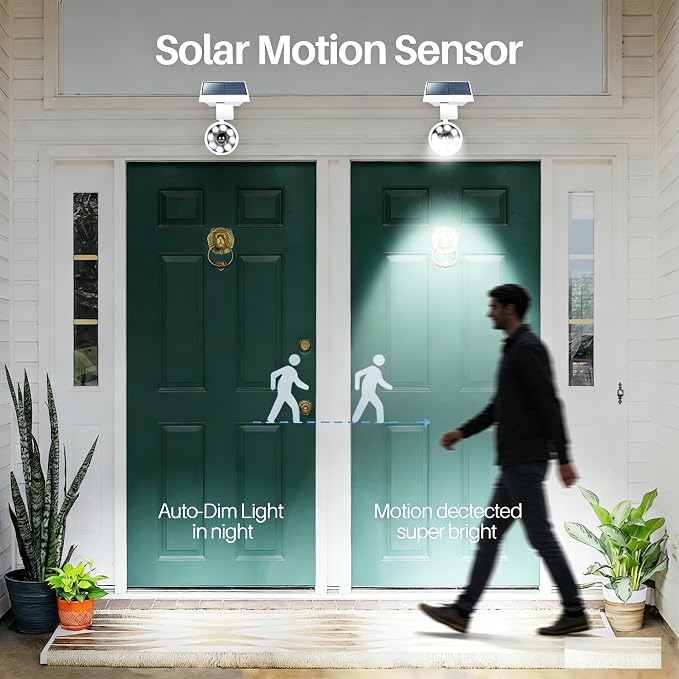Aluminum Solar Motion Sensor Lights Outdoor - Image 2
