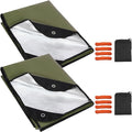 RedSwing 2 Pack Heavy Duty Waterproof Emergency Thermal Tarp, Insulated by RedSwing
