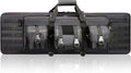 DULCE DOM 36 42 48 Inch Double Rifle Case, Tactical Soft Padded Backpack by DULCEDOM