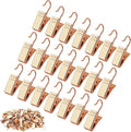 JANYUN 120 Pack Clip Hook Set Stainless Curtain Clips by JANYUN