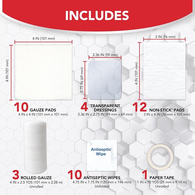 All Health Wound Care Kit & First Aid Supplies, 40 Piece | - Image 2