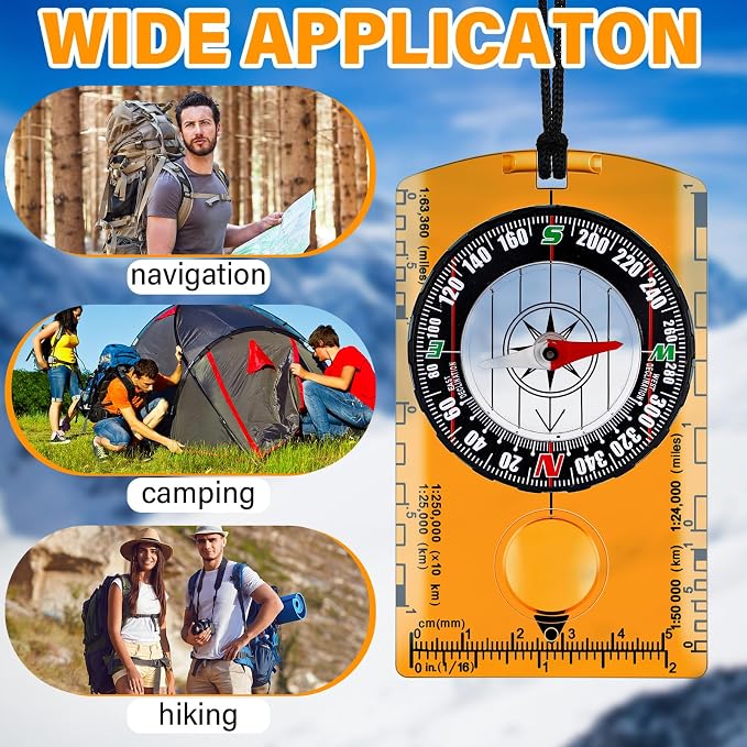 Geiserailie Orienteering Compass Bulk Navigation Map Reading Compass - Image 5