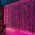 Dazzle Bright 300 LED Curtain String Lights, Valentine's Day Fairy Lights by DazzleBright