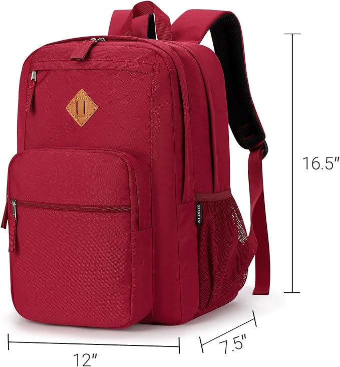ZORFIN 26L Backpack for College, and Travel: Water Resistant Bookbag - Image 3