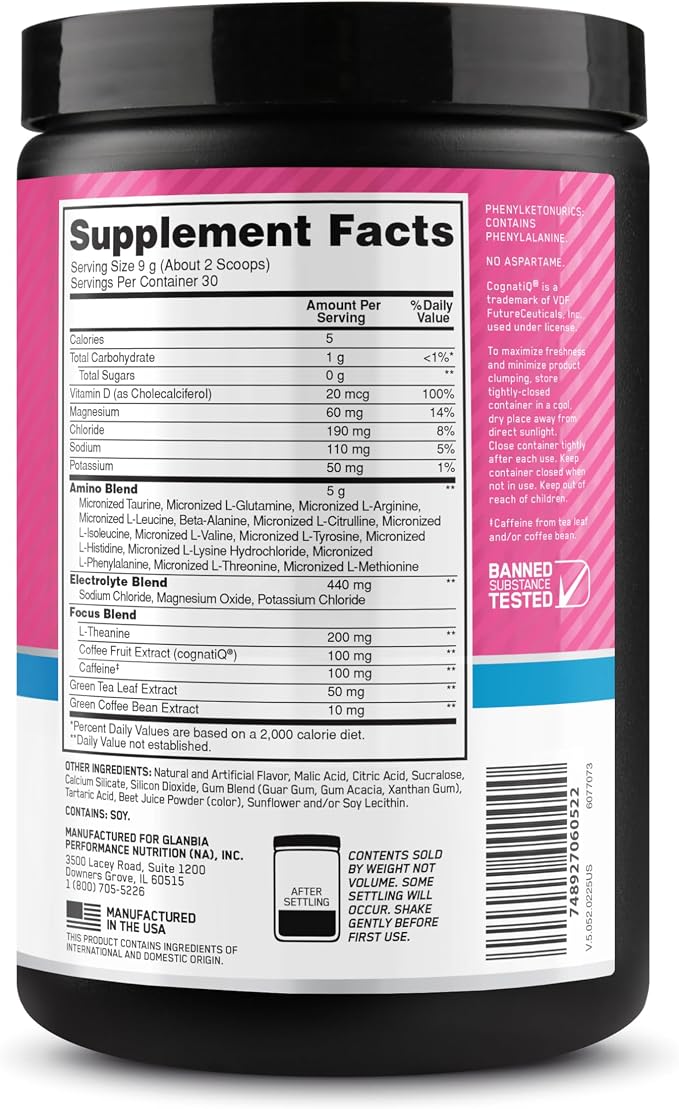 Optimum Nutrition Amino Energy Powder Plus Focus, - Image 13