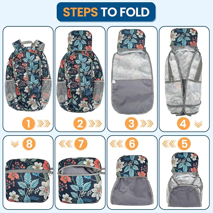 ZOMAKE Ultra Lightweight Packable Backpack 25L - Image 6