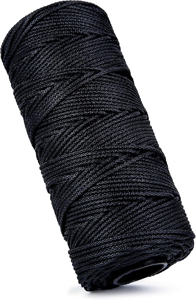 HONGDA Braided Tarred Bank Line Braided Nylon Twine, 318 Feet #24 Bank Line - Image 5