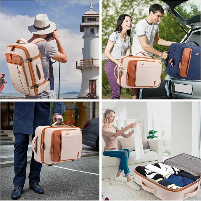 Lumesner Carry on Travel Backpacks, Extra Large 40L Flight Approved Bag - Image 8