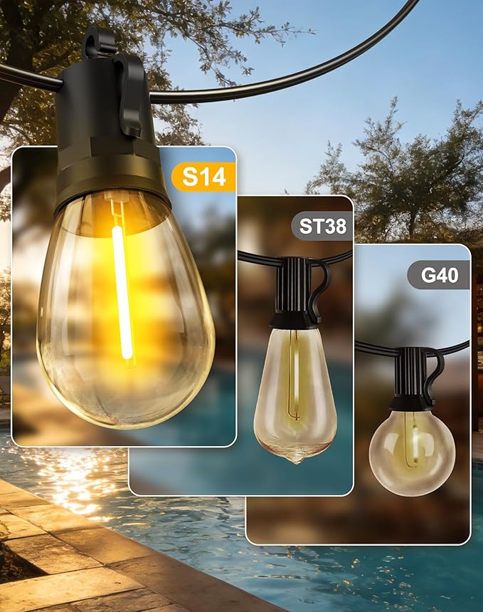 148ft-Solar-Powered-Lights-Outdoor-Waterproof-String - Image 7