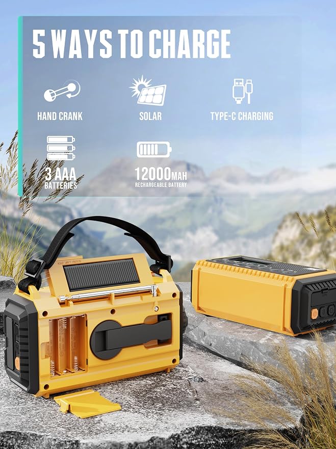 Emergency Radio 12000mAh - Image 6