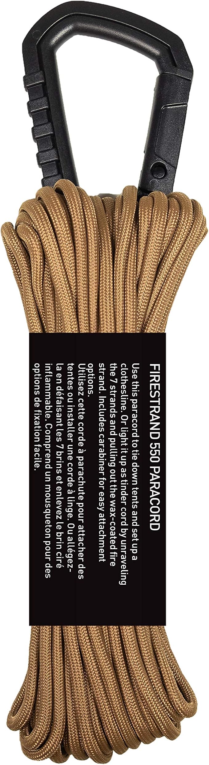 GEAR AID Fire Strand 550 Paracord, 7 Strand Tinder Cord - Image 2