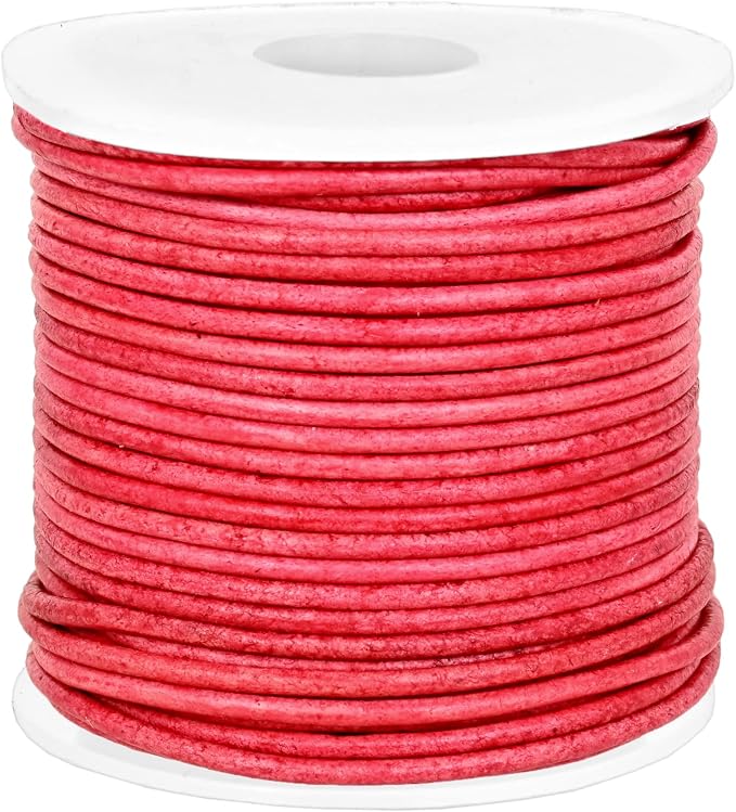 GENIQUE Real/Genuine Round Leather String Cord - Image 2