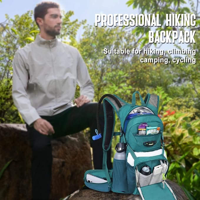 N NEVO RHINO Hydration Backpack, 18L Multipurpose Hiking Backpack - Image 4