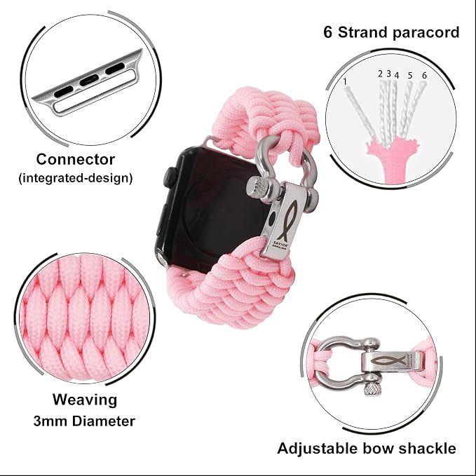 Savior Survival Gear Paracord Watch Band Compatible - Image 5