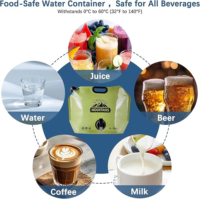 Water Jug Camping 2.1 Gallon Collapsible - Image 4