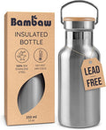 Bambaw 12 oz Metal Water Bottle, Insulated Water Bottle Stainless Steel Double by Bambaw