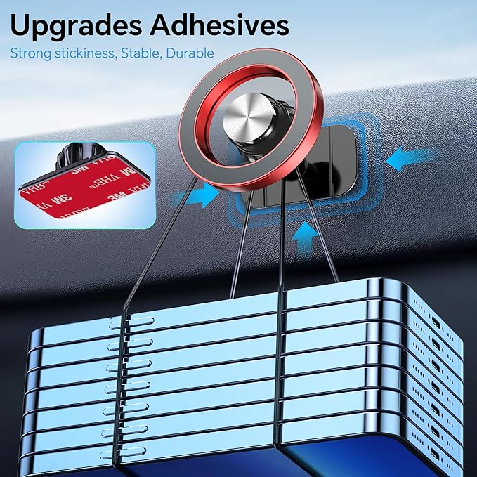 Kaistyle for Magsafe Car Mount【20 Strong Magnets】Magnetic Phone Holder for Car - Image 4