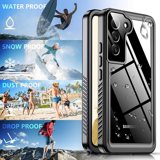 SPIDERCASE for Samsung Galaxy S22 Waterproof Case, IP68 Water Resistance Full - Image 6