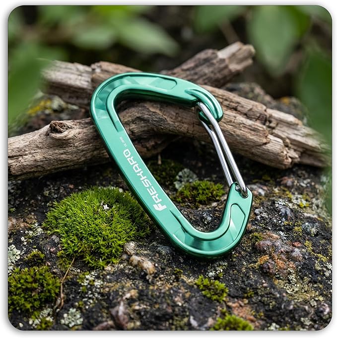 FresKaro 15kN-3372lbs Heavy Duty Wiregate Carabiners, Reliable Time-Tested - Image 6