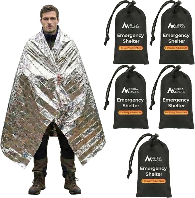 Sierra Madre Emergency Mylar Thermal Space Blanket by SierraMadre
