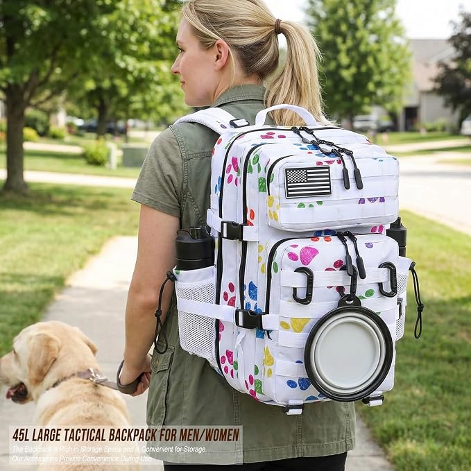 45L Tactical Backpack for Men Women, Military Assault Pack - Image 6
