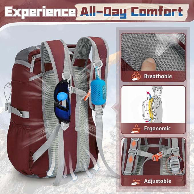RAINSMORE Foldable Hiking Backpack - Image 7