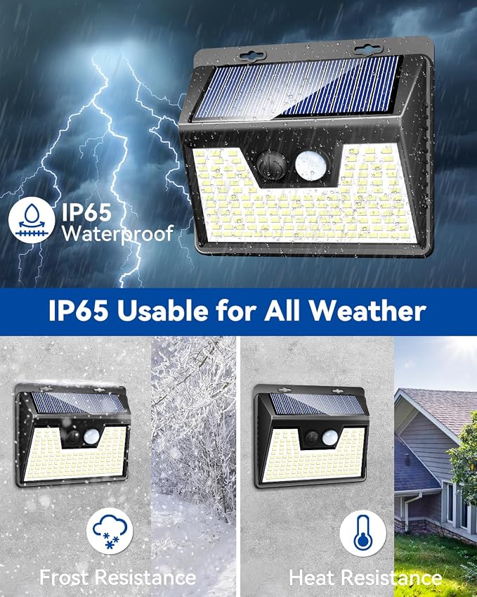 Peasur Solar Powered Lights Outdoor, 140 LED 24Pack Motion Sensor Light Outside - Image 7