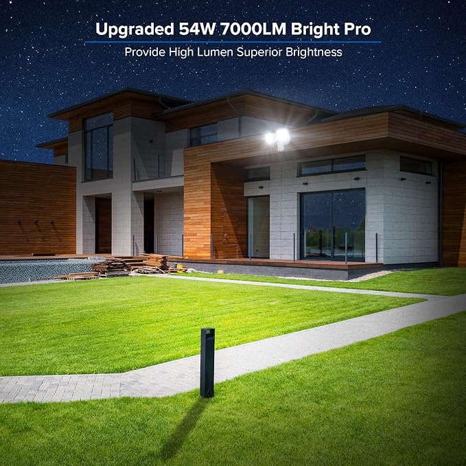 SANSI 7000LM Motion Sensor Outdoor Lights, Brightness LED Flood Lights Outdoor - Image 8