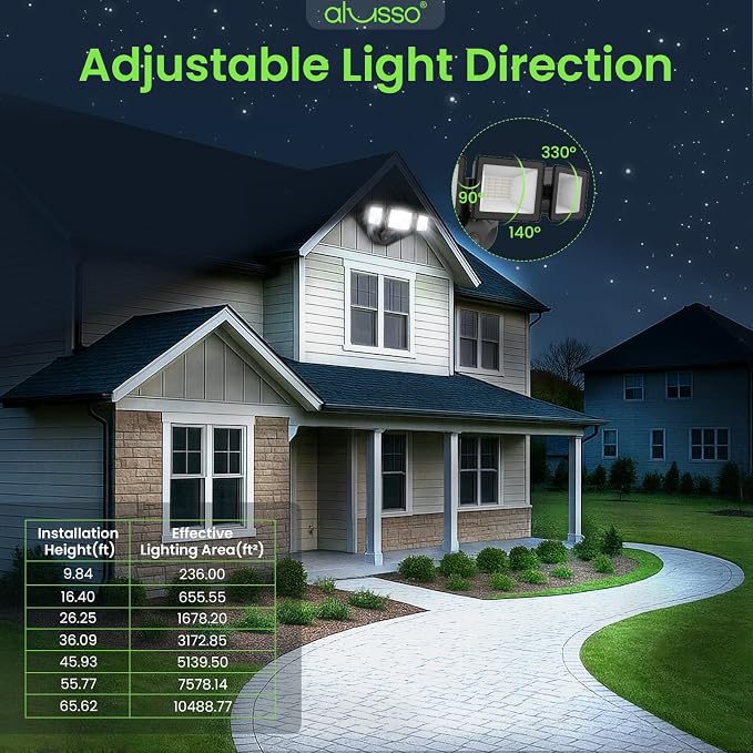 ALUSSO Dusk to Dawn Outdoor Lighting, 120V 40W 4000LM Dusk Till Dawn Outdoor - Image 7