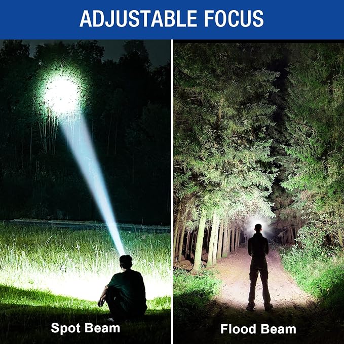3Pack Rechargeable Headlamp Super Bright, 99000 Lumens LED Head Lamp - Image 4