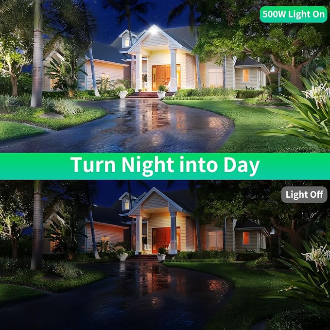 ISUERFY 500W LED Flood Light Outdoor - Image 4