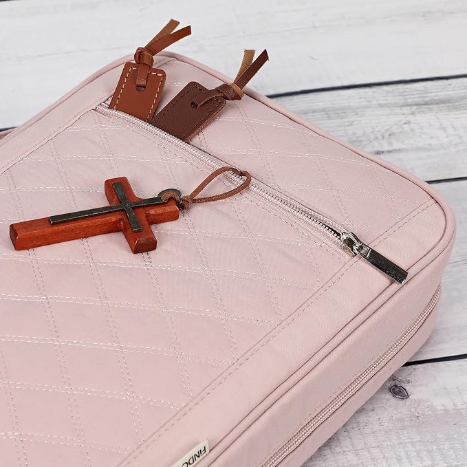 FINDCOZY Bible Cover Case for Women, Large Carrying Church Bag for Biblical - Image 4