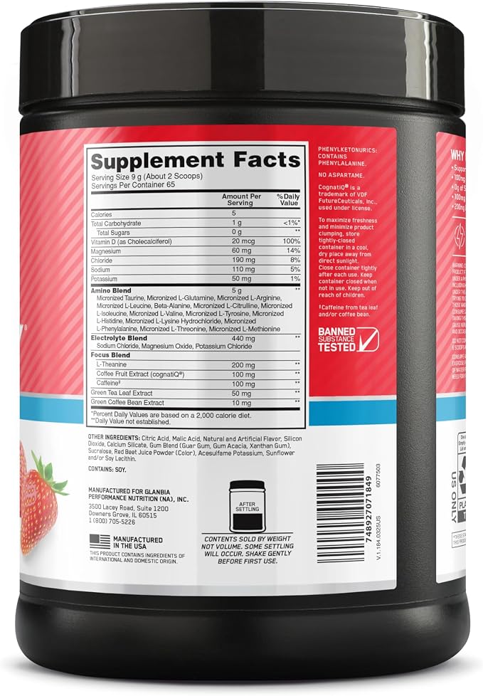 Optimum Nutrition Amino Energy Powder Plus Focus, - Image 10