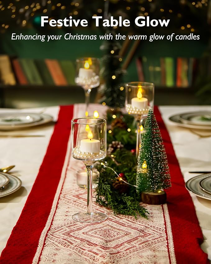 Homemory Rechargeable Tea Lights Flameless Candles - Image 9