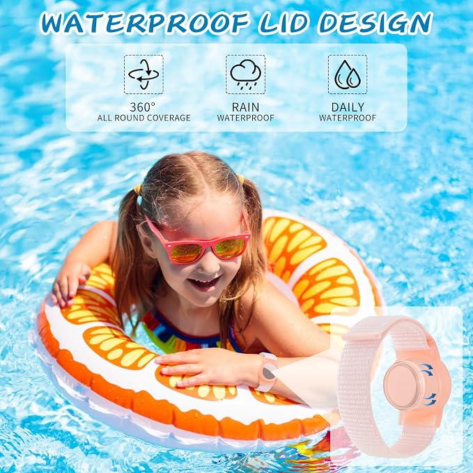 Waterproof Bracelet for Airtag Kids 2 Pack, Soft Nylon Hidden Air Tag Wristband - Image 2