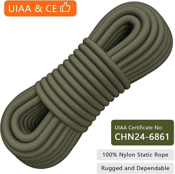X XBEN Outdoor Climbing Rope 10M 20M 30M 50M 70M 152M 352M Static Rock Climbing - Image 2