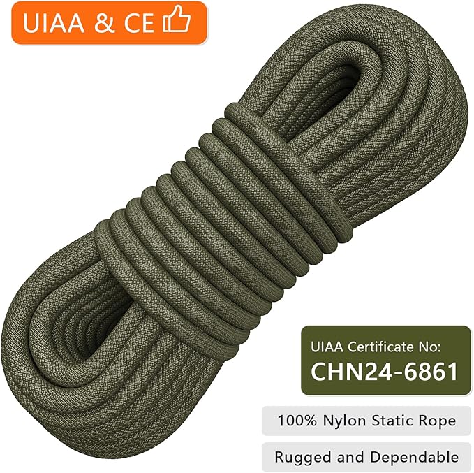 X XBEN Outdoor Climbing Rope 10M 20M 30M 50M 70M 152M 352M Static Rock Climbing - Image 2
