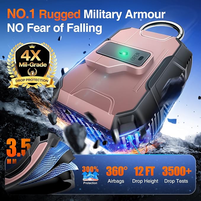 Armoured Heavy Duty for AirPods Pro3 Generation Case - Image 2