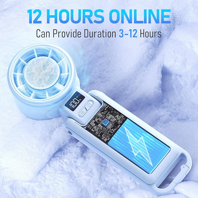 PlayHot Upgraded Portable Handheld Fan - Image 5