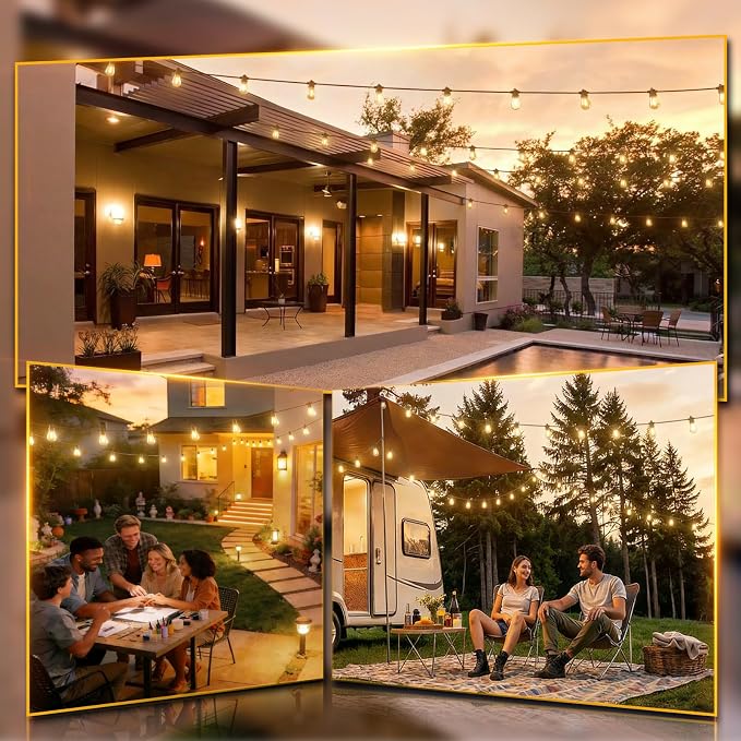 addlon 100FT LED Outdoor String Lights - Image 6