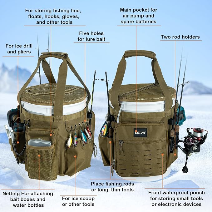 Goture Fishing Bucket Organizer - Image 3