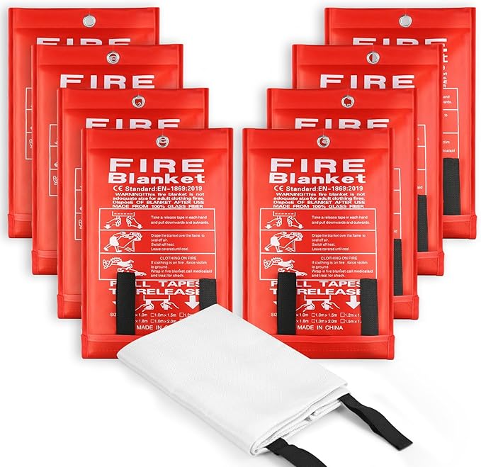 FJNATINH Fire Blankets Emergency by HOMEKITCHENTOOL