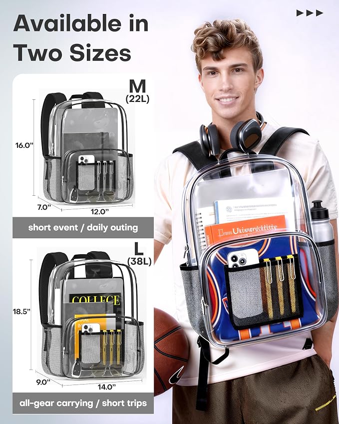 HOTOR Clear Backpack - Image 5