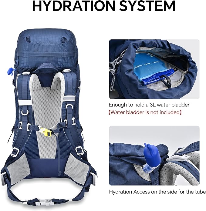 N NEVO RHINO 40L Internal Frame Hiking Backpack - Image 5