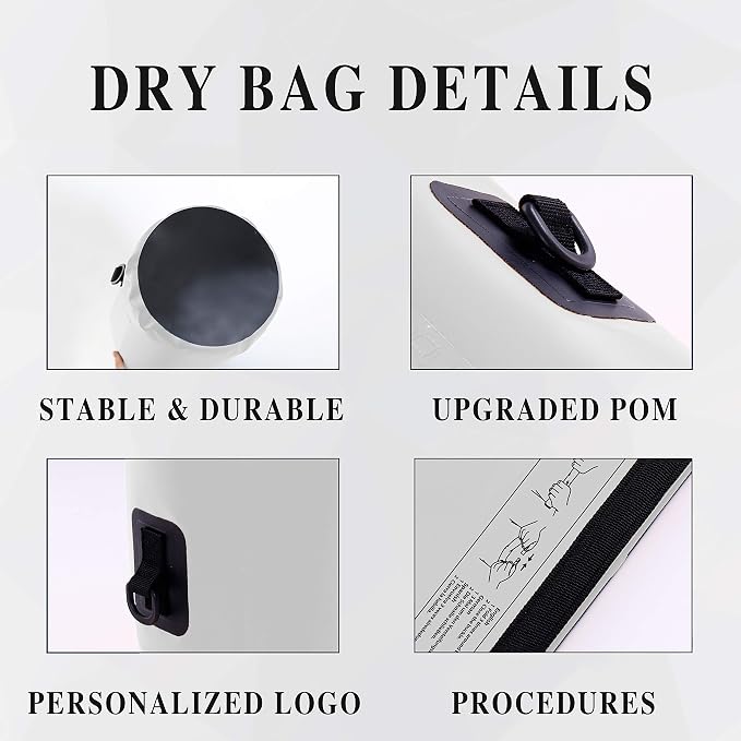 IDRYBAG Dry Bag for Kayaking Waterproof 2L/5L/10L/15L/20L, Small Dry Sack - Image 2