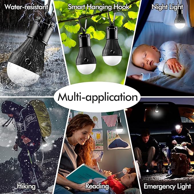 FLY2SKY Portable LED Tent Lamp Emergency Lights - Image 4