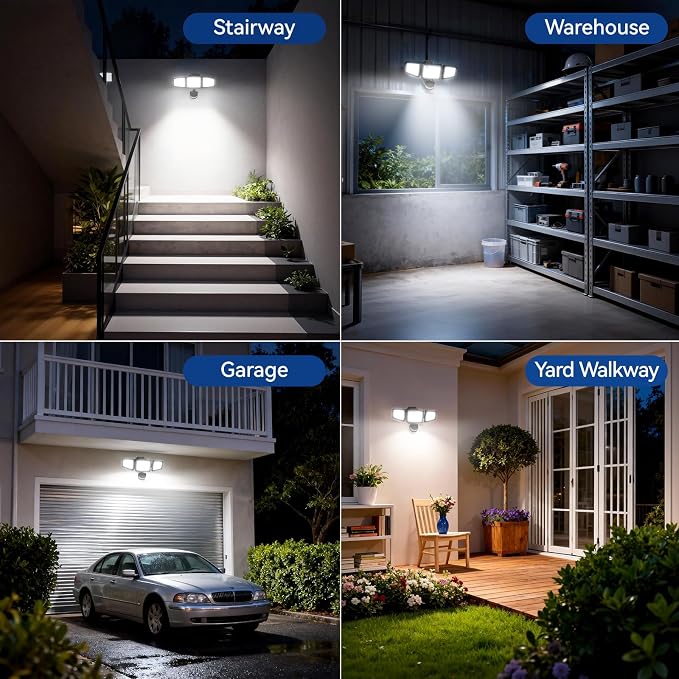 LED Security Lights Motion Sensor Light Outdoor, Waterproof, Flood Light - Image 9